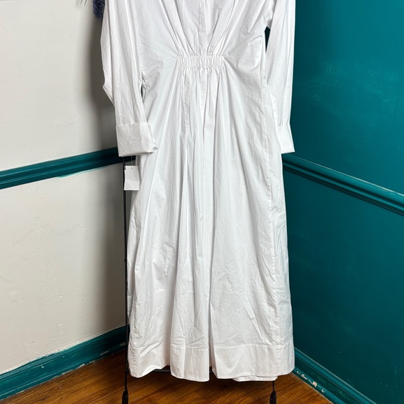 Staud Lorenza midi dress white sold out online - Picture 11 of 15